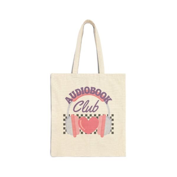 Audiobook club | Cotton Canvas Tote Bag