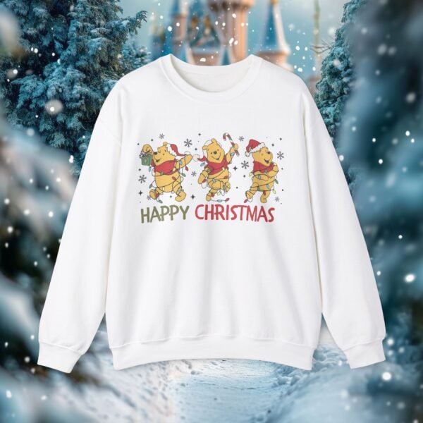 Happy Christmas Pooh | Sweatshirt - Image 3