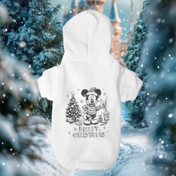 MICKEY MERRY CHRISTMAS VINTAGE  | PET HOODIE (SMALL BREED)