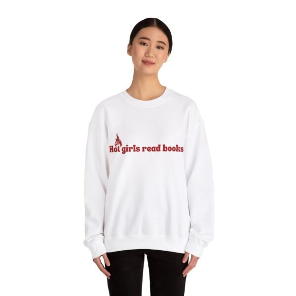 Hot Girls Read Books | Sweatshirt - Image 12