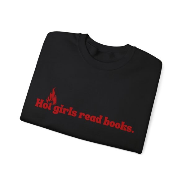 Hot Girls Read Books | Sweatshirt - Image 3