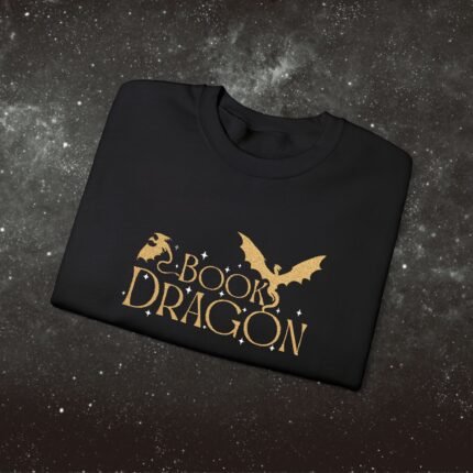 Book Dragon | Embroidery Sweatshirt